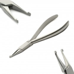Dental How Plier Straight Head Serrated Tips Orthodontic Tools Archwire Bending Contouring Pliers