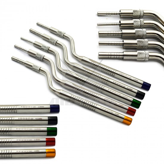 thumbnail image 2 of DDP Sinus Lift Osteotomes Set Of 5 - Offset Convex, Dental Implant Surgical Instruments, Stainless Steel 2 of 6