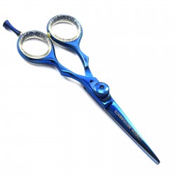 MEDSPO Professional 6 "Blue Barber Scissors Salon Hair Shear Men's Women's Hair Dressing Care